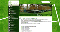 Desktop Screenshot of fotbaltrend-gabriel.cz